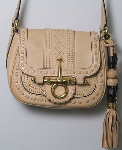 Snaffle Bit Shoulder Bag, front view